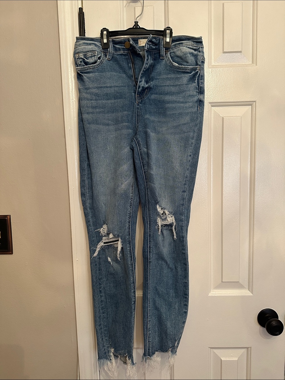 Altar'd State Light Blue Distressed Skinny Jeans